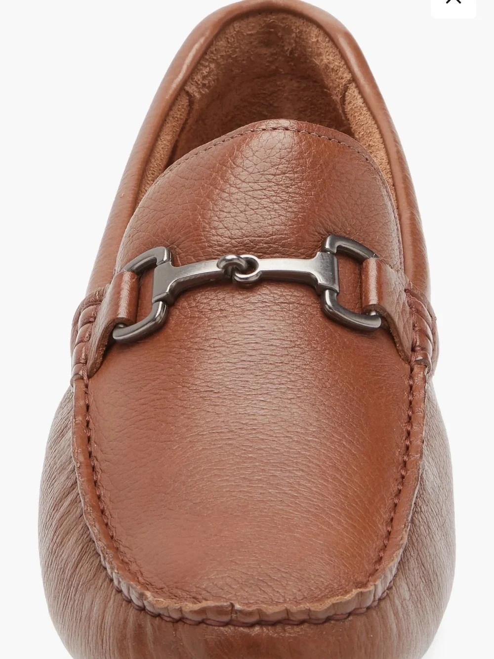 Nordstrom Camden Bit Driving Loafers Brown Leather Quiet Luxury 8.5M